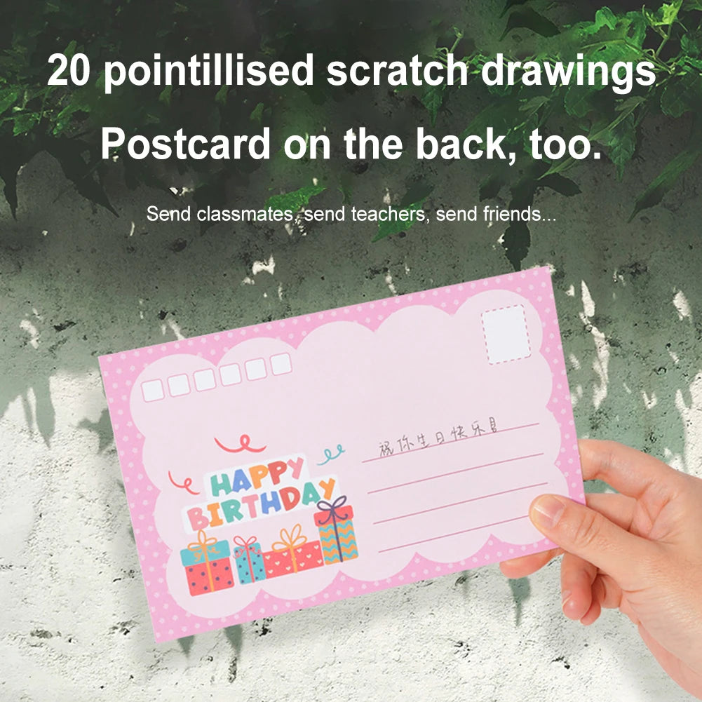 Kids Paint Color Scratch Kit