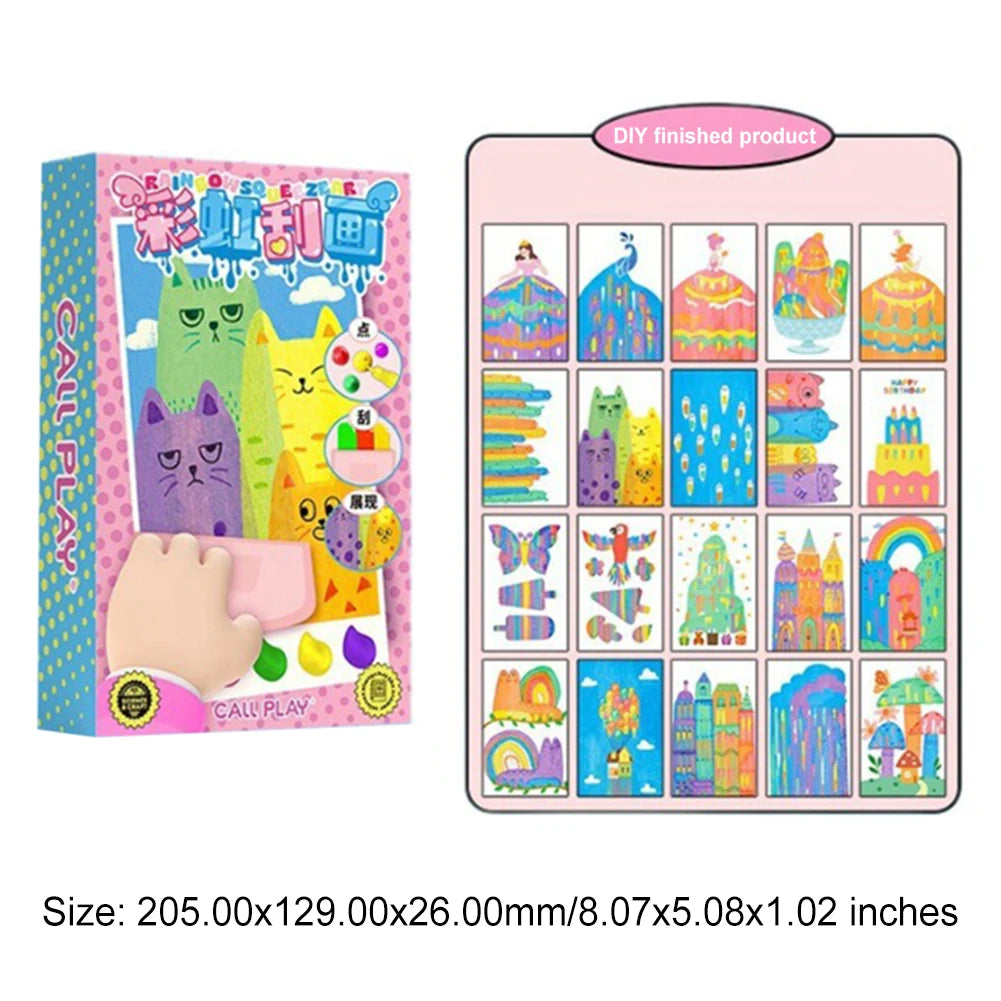 Kids Paint Color Scratch Kit