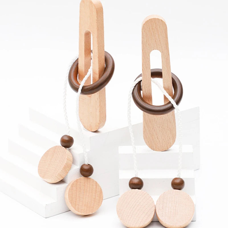 Wooden Lock Brain Teaser (IQ)