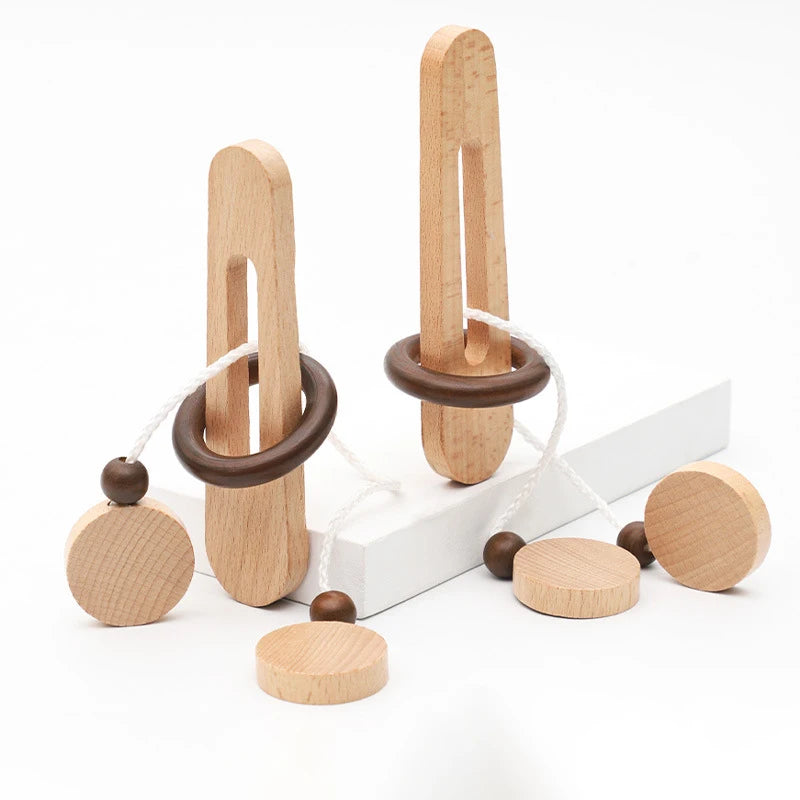 Wooden Lock Brain Teaser (IQ)