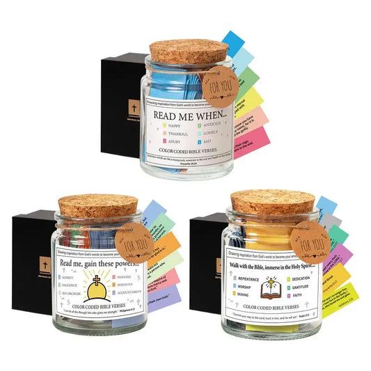 Colorful Bible Verses Jar