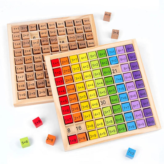 Montessori Wooden Multiplication Table