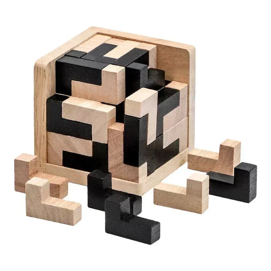 3D Cube Interlocking Puzzle