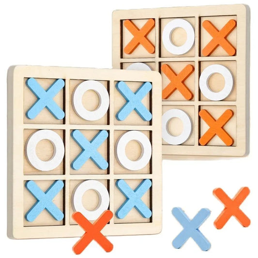 Tic-Tac-Toe Wooden Board Game