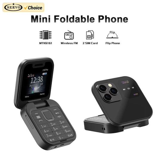 SERVO i16Pro Foldable Kids Mobile Phone
