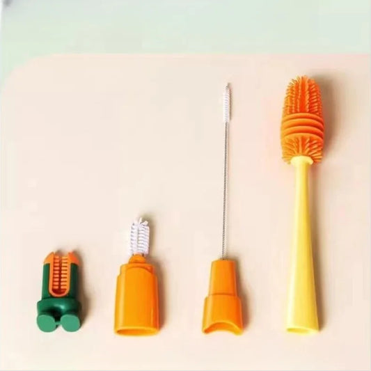 Four-in-One Food-Grade Silicone Brush