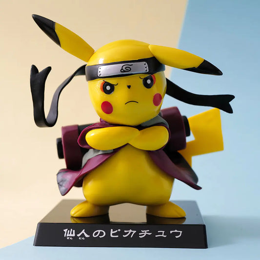 Pikachu x Naruto Figurine Model